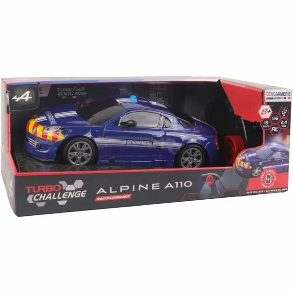 Ar Pulti Vadāma Automašīna Turbo Challenge Alpine A110 Zils