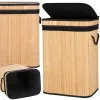 Bambu pyykkikori Springos HA0157 72l