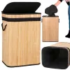 Бамбуковая корзина для белья Springos HA0157 72л