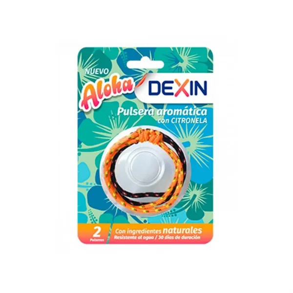 Dexin Aloha Mosquito Bracelets 2 Units