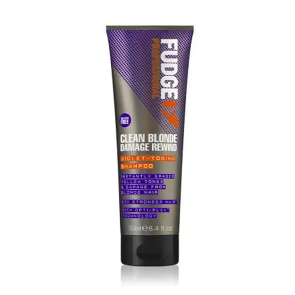 Fudge Clean Blonde Damage Rewind Violet-Toning Shampoo 250 ml