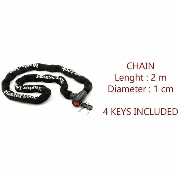 Grandinė su spyna Master Lock