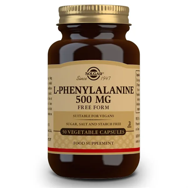 Solgar L-Phenylalanine 500mg 50 Capsules