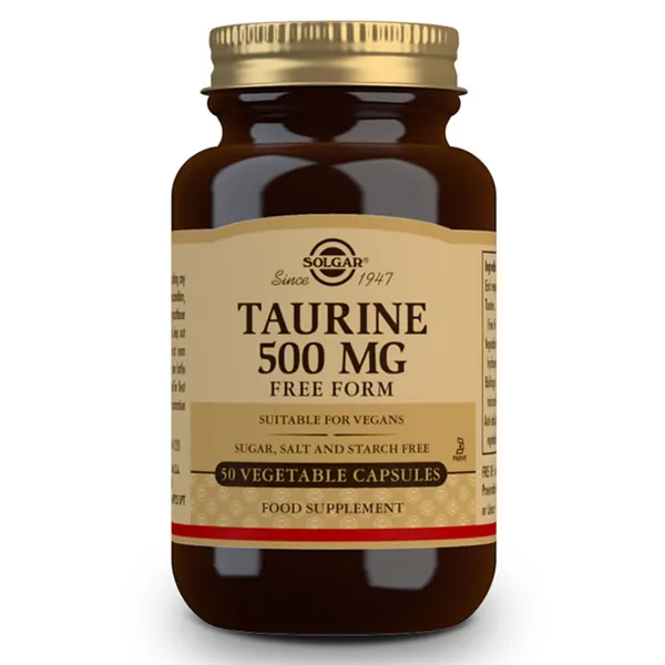 Solgar Taurine 500mg 50 Capsules