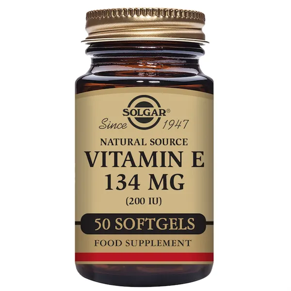 Solgar Vitamin E 134mg 200 IU 50 Softgels