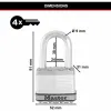Võtmega tabalukk Master Lock (3 Ühikut)
