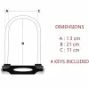 Võtmega tabalukk Master Lock Punane