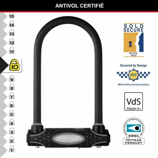 Avainriippulukko Master Lock Punainen