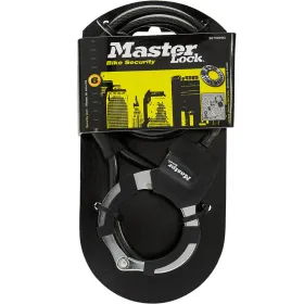 Tabalukuga kaabel Master Lock Must