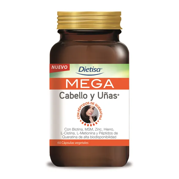 Dietisa Mega Cabello y Uñas 60 Vcaps