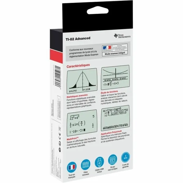 Tieteellinen laskin Texas Instruments Musta 11 x 5 x 25 cm