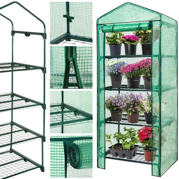 Садовая теплица Springos GT0008 1,6x0,5x0,7 м