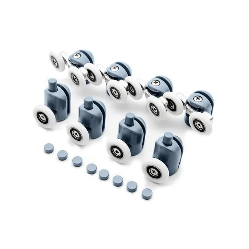 Suihkukaapin pyöräsarja, 8 kpl, KK9646