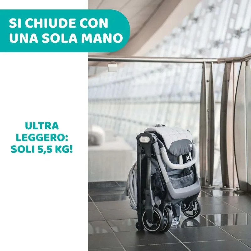 Lastenrattaat Chicco Musta