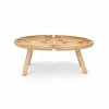 Snack tray Livoo MES150 Beige Circular
