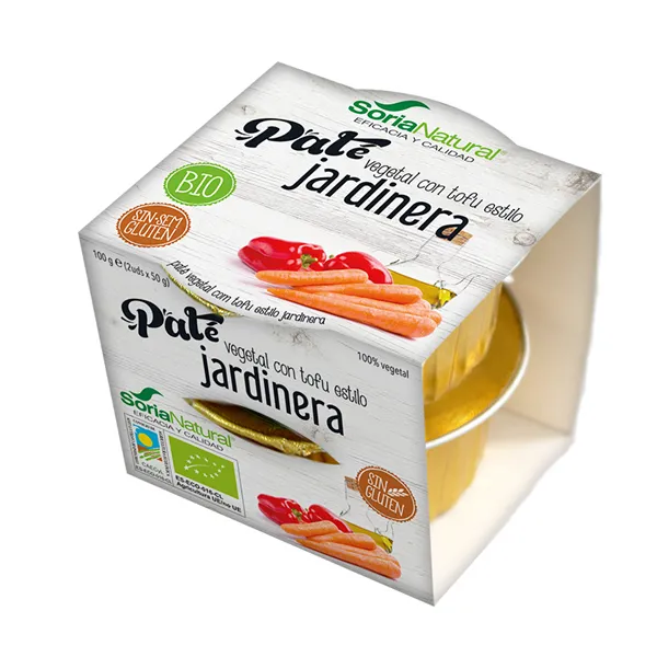 Alecosor Pate Vegetal Estilo Jardinera Faja 2 X 50 Grs