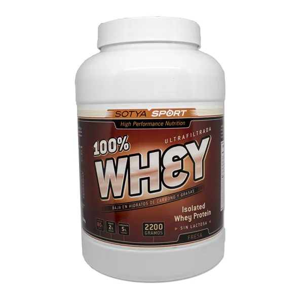 Sotya 100 Whey Fresa y Nata 2,2 Kgrs