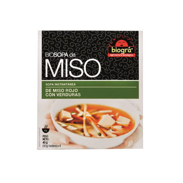 Biográ Sopa Miso Con Verduras Biogra Minimo 3un