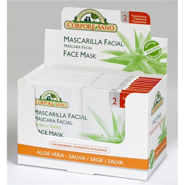 Corpore Expositor Mascarilla Facial Bidosis 7,5ml 7,5ml