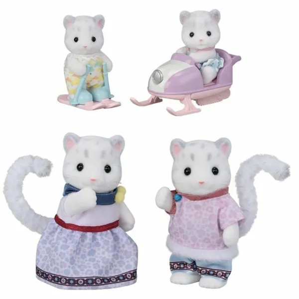 Playset Sylvanian Families Snow Leopard Family Разноцветный