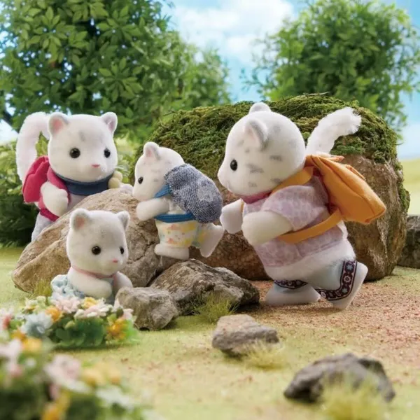 Playset Sylvanian Families Snow Leopard Family Разноцветный