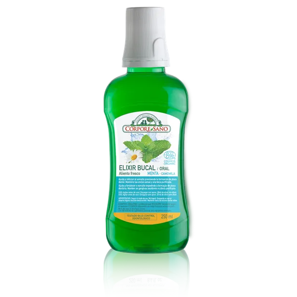 Corpore Elixir Bucal Cosmos Organic 250ml Menta Camomila