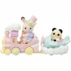 Playset Sylvanian Families Amusement Park Ride - Plane & Train Spalvotas