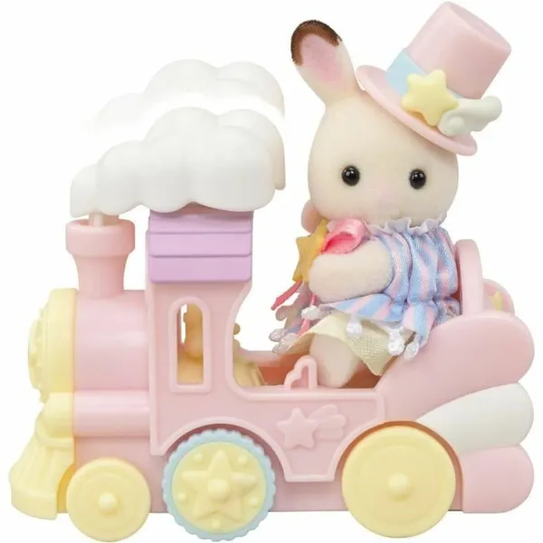 Playset Sylvanian Families Amusement Park Ride - Plane & Train Multicolour