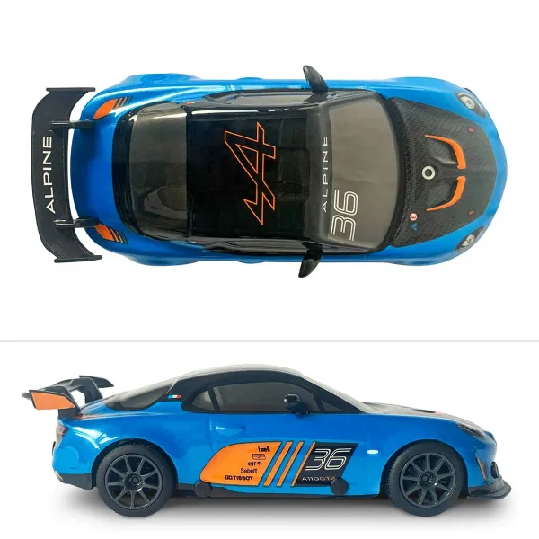 Ar Pulti Vadāma Automašīna Mondo Alpine A110 GT4 Zils Tirkīzs