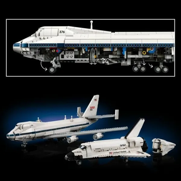 Строительный набор Lego 10360 Shuttle Carrier Aircraft 2417 Предметы