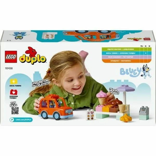 Rakennussetti Lego Duplo 10458 Ice Cream Trip with Bluey 22 Kappaletta
