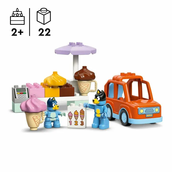 Construction set Lego Duplo 10458 Ice Cream Trip with Bluey 22 Pieces