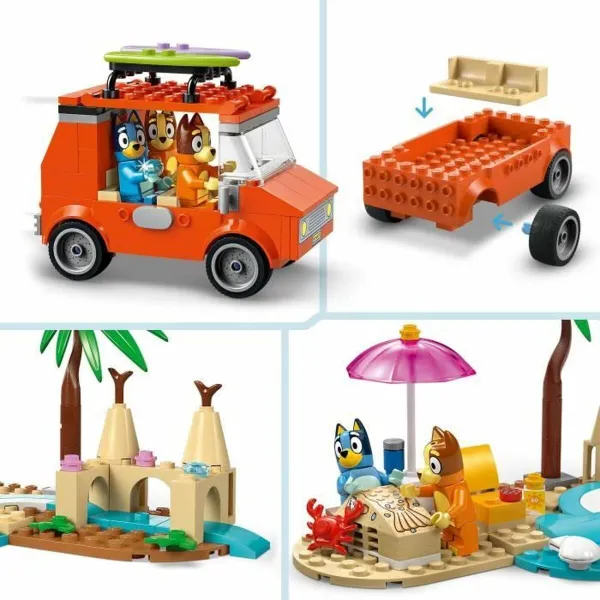 Rakennussetti Lego 11202 Bluey's Beach & Family Car Trip 133 Kappaletta