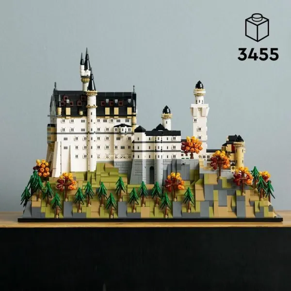 Rakennussetti Lego 21063 Neuschwanstein Castle 3455 Kappaletta