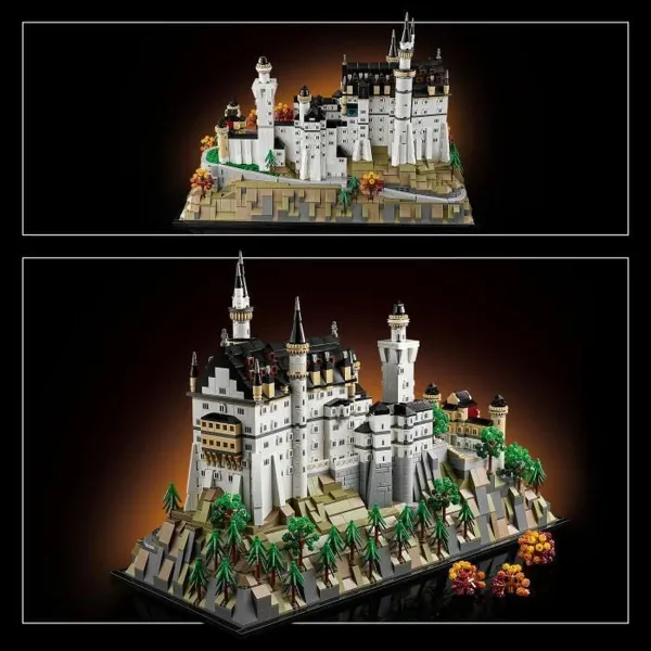 Celtniecības Komplekts Lego 21063 Neuschwanstein Castle 3455 Daudzums