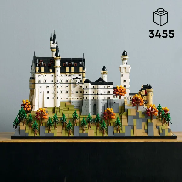 Celtniecības Komplekts Lego 21063 Neuschwanstein Castle 3455 Daudzums