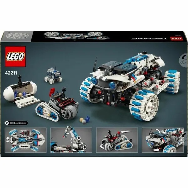 Celtniecības Komplekts Lego 42211 Lunar Outpost Moon Rover Space Vehicle 1082 Daudzums