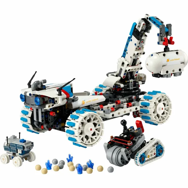 Строительный набор Lego 42211 Lunar Outpost Moon Rover Space Vehicle 1082 Предметы