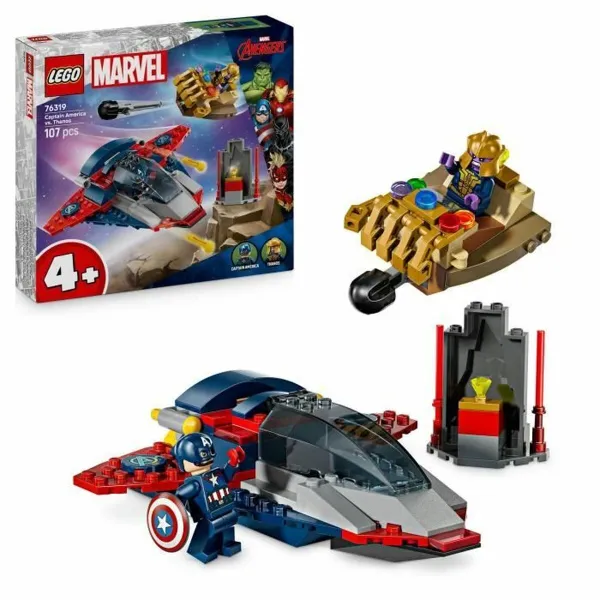 Celtniecības Komplekts Lego 76319 Captain America VS Thanos 107 Daudzums