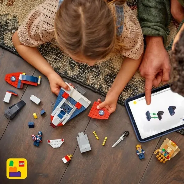Celtniecības Komplekts Lego 76319 Captain America VS Thanos 107 Daudzums