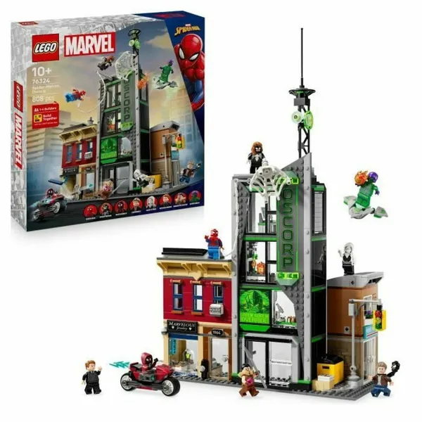 Statybos rinkinys Lego 76324 Spider-Man VS Oscorp 808 Dalys