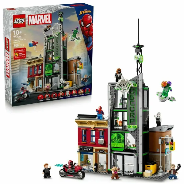 Statybos rinkinys Lego 76324 Spider-Man VS Oscorp 808 Dalys
