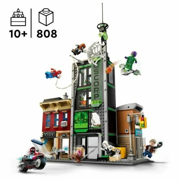 Statybos rinkinys Lego 76324 Spider-Man VS Oscorp 808 Dalys