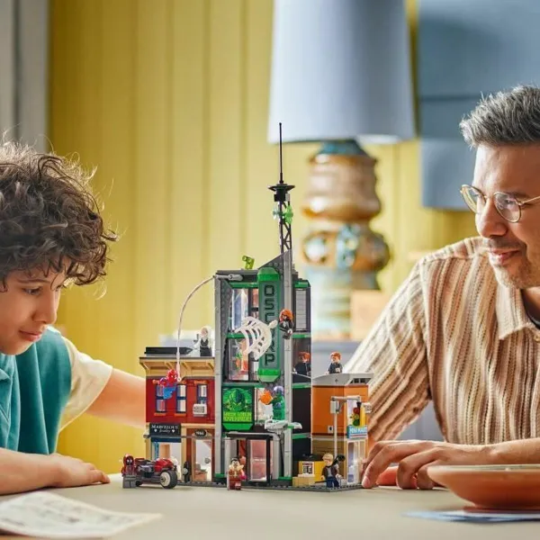 Celtniecības Komplekts Lego 76324 Spider-Man VS Oscorp 808 Daudzums