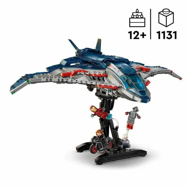 Statybos rinkinys Lego 76325 Age of Ultron Quinjet 1131 Dalys