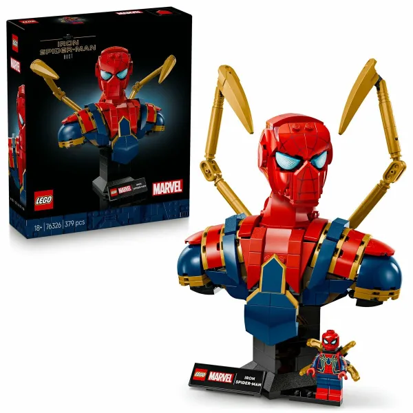 Строительный набор Lego 76326 Iron Spider-Man Bust 379 Предметы