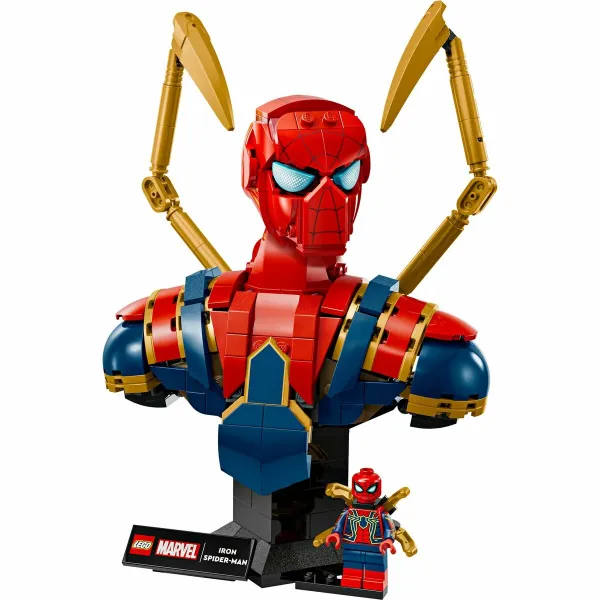 Rakennussetti Lego 76326 Iron Spider-Man Bust 379 Kappaletta