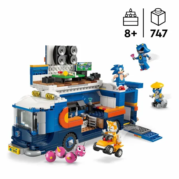 Rakennussetti Lego 77006 Team Sonic Command Truck 747 Kappaletta
