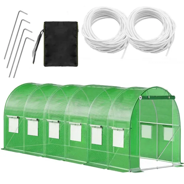 Puutarhakasvihuone Springos GT0005 18 m2 ( 6x3x2 m)