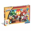 Puzle un domino komplekts Clementoni Maxi - Iron Man and his awesome friends 62 x 42 cm 104 Daudzums